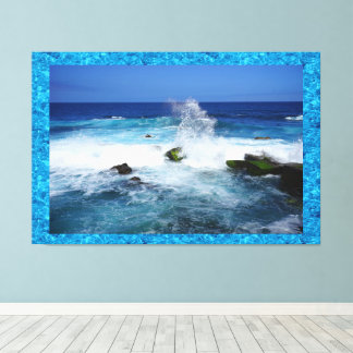Seawaves 60" x 40"Wrapped Canvas Print