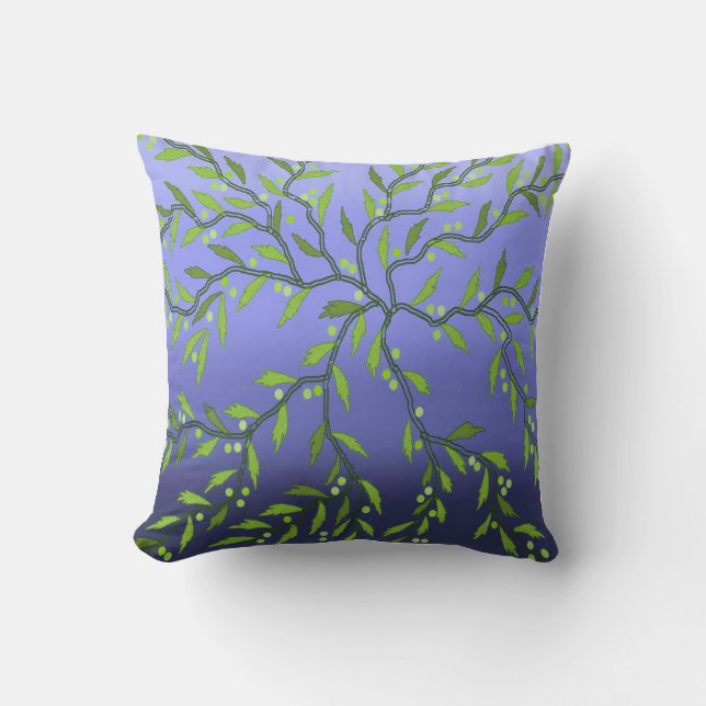 Seaweed 6 Throw Pillow (Front)