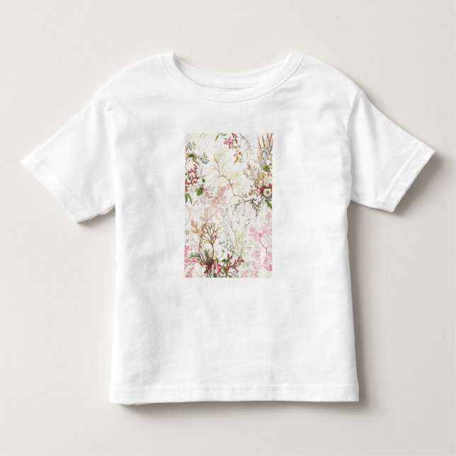 Seaweed design for silk material (w/c on paper) toddler T-Shirt (Front)