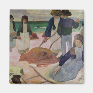 Seaweed Gatherers, 1889 Magnet