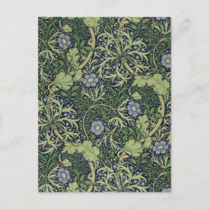 Seaweed Wallpaper Design, printed by John Henry De Postcard