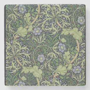 Seaweed Wallpaper Design, printed by John Henry De Stone Coaster