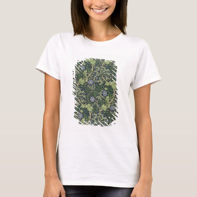 Seaweed Wallpaper Design, printed by John Henry De T-Shirt (Front)