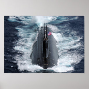 Seawolf-class submarine USS Connecticut (SSN-22) Poster