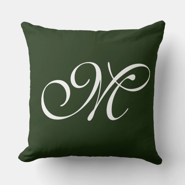 Seawood Initial Pillow (Front)