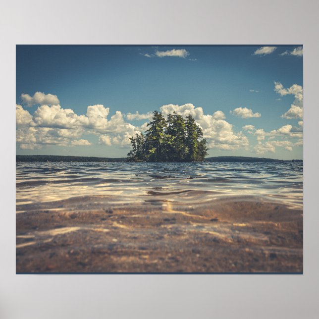 Sebago Lake Island, Value Poster Paper (Matte) (Front)