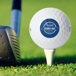 Sebago Lake Maine Personalised Town and Name Golf Balls