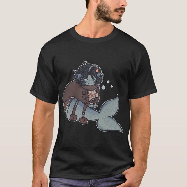 Sebastian Solace Cute Horror Game T-Shirt (Front)