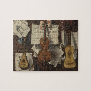 Sebastiano Lazzari Trompe - Violin and Music Notes Jigsaw Puzzle