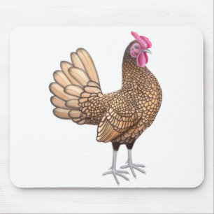 Sebright Bantam Rooster Mousepad