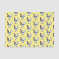 Sebright chicken cartoon illustration