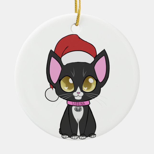 Sebrina Ornament! Ceramic Tree Decoration (Front)