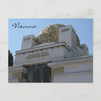 secession hall vienna postcard