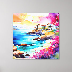 "Secluded Beach"  Canvas Print