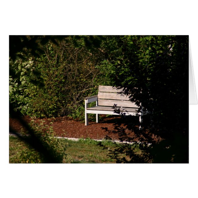 Secluded Bench card (Front Horizontal)