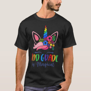 Second 2nd Grade Is Magical Unicorn Back To School T-Shirt