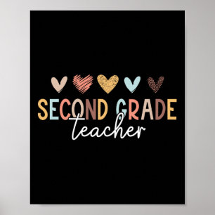 Second 2nd Grade Teacher First Day Of School Ck To Poster