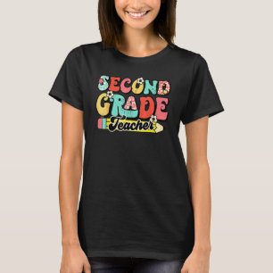 Second 2nd Grade Teacher Vintage Teacher First Day T-Shirt