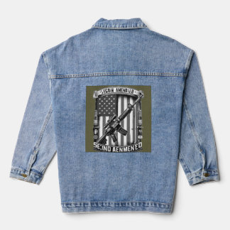 second amendment denim jacket