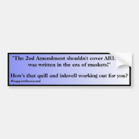 Second Amendment Doesnt Cover AR15s Blue Fade 