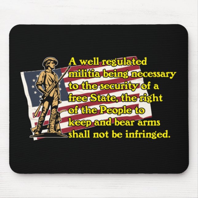 Second Amendment Mouse Pad (Front)