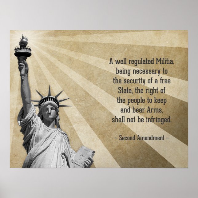 Second Amendment Poster (Front)