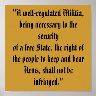 Second Amendment Print