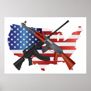 Second Amendment Rights to Bear Arms Poster