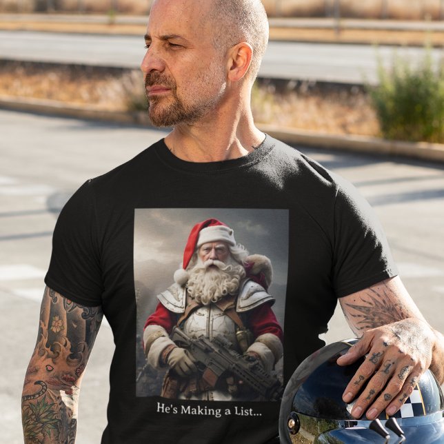 Second Amendment Santa Gun Rights Naughty List T-Shirt (Creator Uploaded)