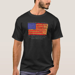 Second Amendment  Semi Automatic Rifle American Fl T-Shirt
