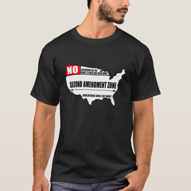 Second Amendment Zone T-Shirt (Front)