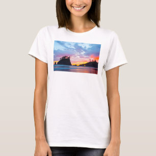 Second Beach at sunset, Washington T-Shirt