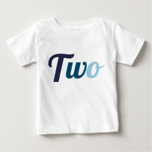 Second Birthday Blue Baby T-Shirt