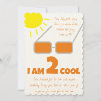 Second Birthday Invitation