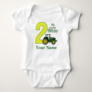 Second Birthday Personalised Baby Bodysuit