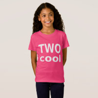 Second birthday shirt, TWO cool shirt, cool kid's