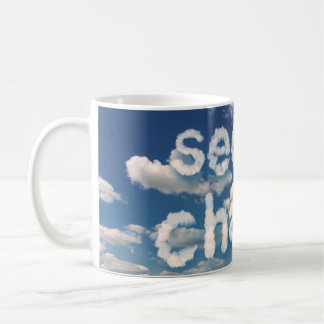 Second Chance Blue Sky White Cloud New Partner Coffee Mug