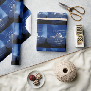 Second Coming Scripture Wrapping Paper