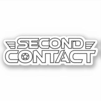 Second Contact Logo Vinyl Sticker