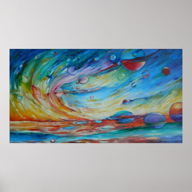 “Second day of creation” creation story series Poster (Front)