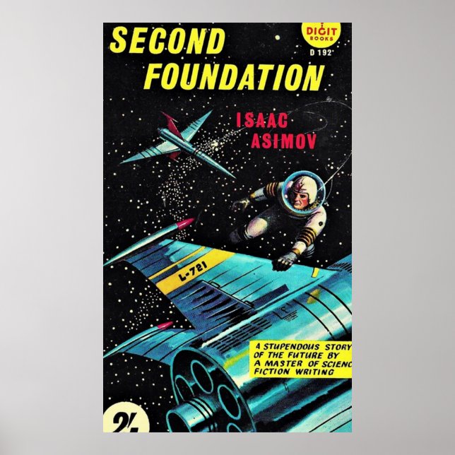 Second Foundation  Isaac Asimov Poster (Front)