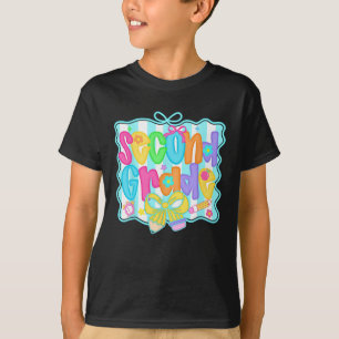 Second Grade Back To School 2nd Grade Coquette Tea T-Shirt