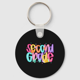 Second Grade Back To School 2nd Grade Squad Teache Key Ring