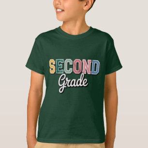 Second Grade – Colourful Back to School Design T-Shirt