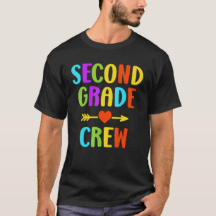 Second Grade Crew 2nd Grade Student & Teacher T-Shirt