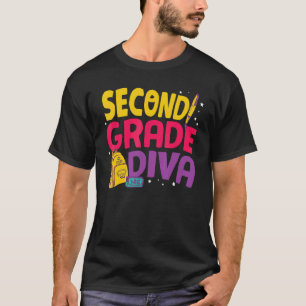 Second Grade Diva Cute 2nd Grade T-Shirt