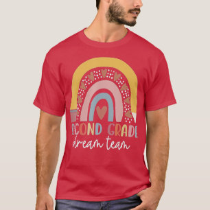 Second Grade Dream Team Teacher Kids Back To Schoo T-Shirt