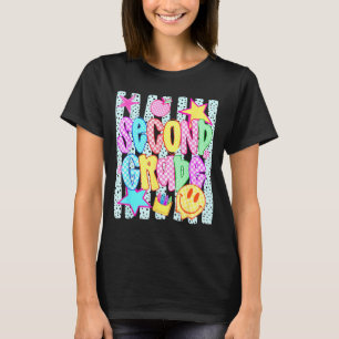 Second grade funny back to school happy first day T-Shirt