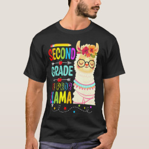 Second Grade No Prob Llama Teacher Student Llama T-Shirt
