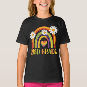 Second Grade Rainbow Back to School 2nd Grade T-Shirt
